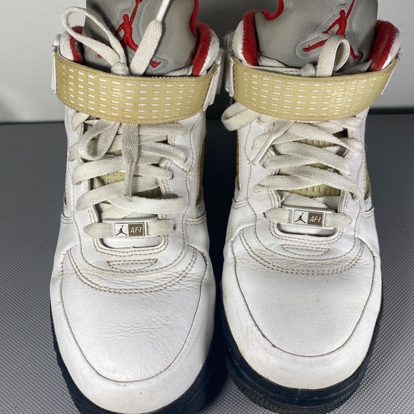 Nike 2008 Youth 5.5 Varsity x Red White Air Jordan V 5 Fusion 318609-161 - Picture 2 of 8